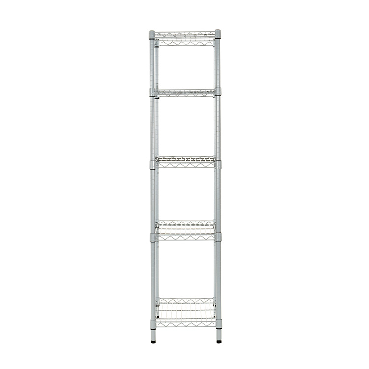 AMJ Heavy Duty  Metal Carbon Steel 5 Tier Nsf Certified Wire Shelving Unit Shelf for Household