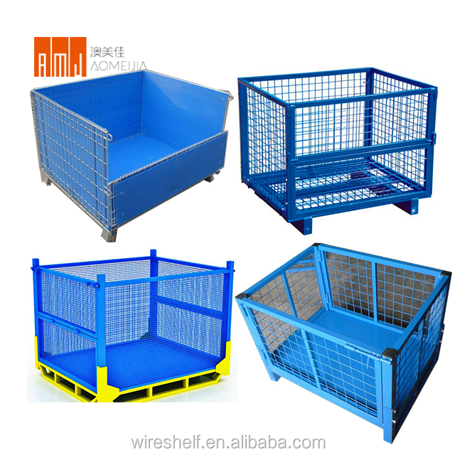 Factory Supply  Metal Stackable Gas Cylinder Storage Cage