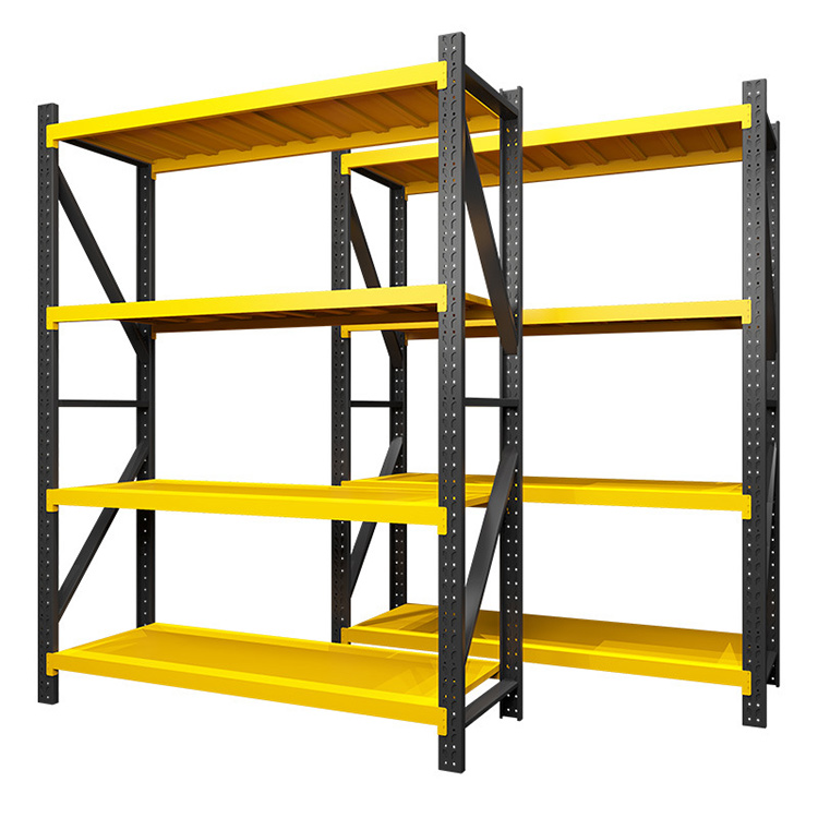 Medium Duty Metal Boltless Warehouse Rack Storage Shelves Racking System