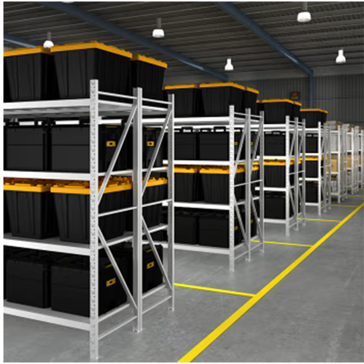 Customated Blue Adjustable Long Span Steel Warehouse Storage Rack for Systems