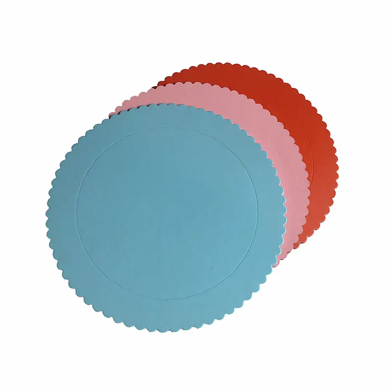 China Premium Colorful Round Cake Boards Greaseproof Cardboard Baking Stands for Pastries Manufacturer, Suppliers