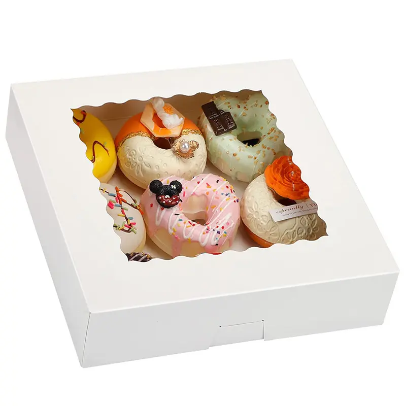 China Hot Selling Window Pie Box, Cookie Box, Donut & Muffin Cup, Egg Tart Baking Packaging Suppliers, Factory