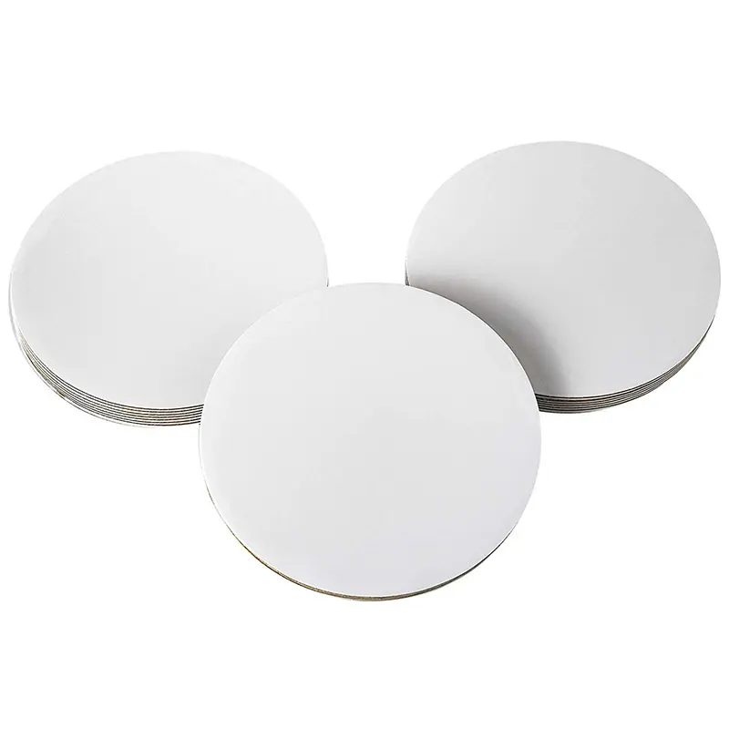 Wholesale Food Grade 3mm White Corrugated Cake Board Manufacturers, Factory