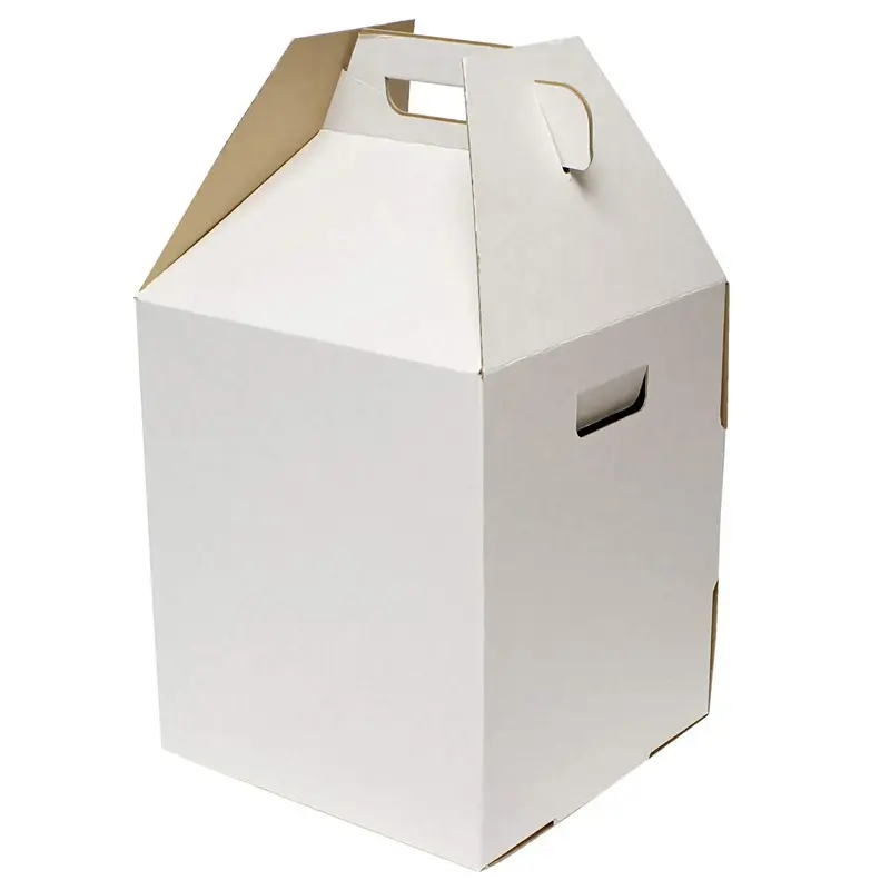 Wholesale Accept custom corrugated cake box for tall big cakes Manufacturers, Factory