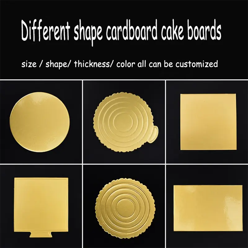 Wholesale Party Supply Colorful Cake Disks Durable Round Cardboard Cake Boards for Cheesecake & Tarts Supplier, Suppliers