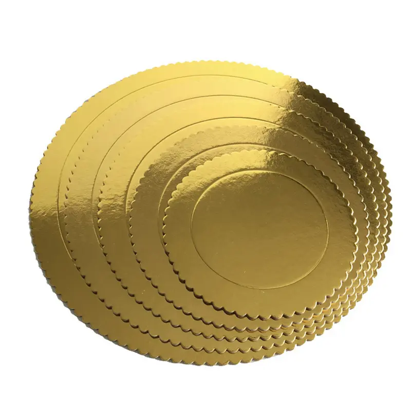 China Vibrant Round Cupcake & Cake Stands Disposable Greaseproof Cardboard Party Serving Boards Manufacturer, Supplier