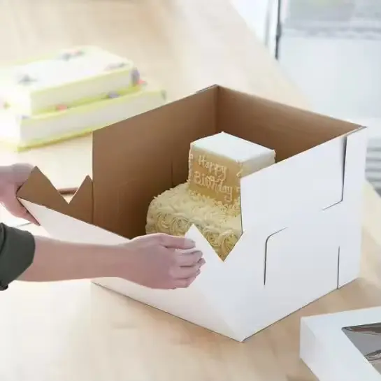 Wholesale Environmental protection degradeable Corrugated Cake box Manufacturer, Suppliers