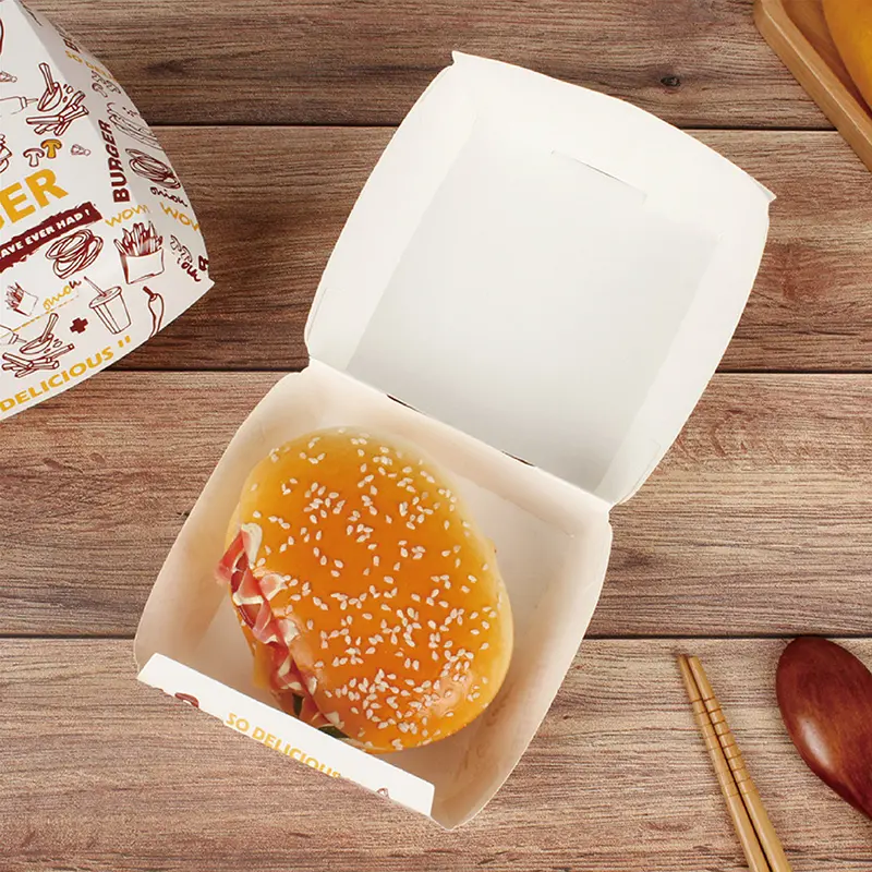 Wholesale Customized Food-grade Hamburger Box Manufacturer, Factory