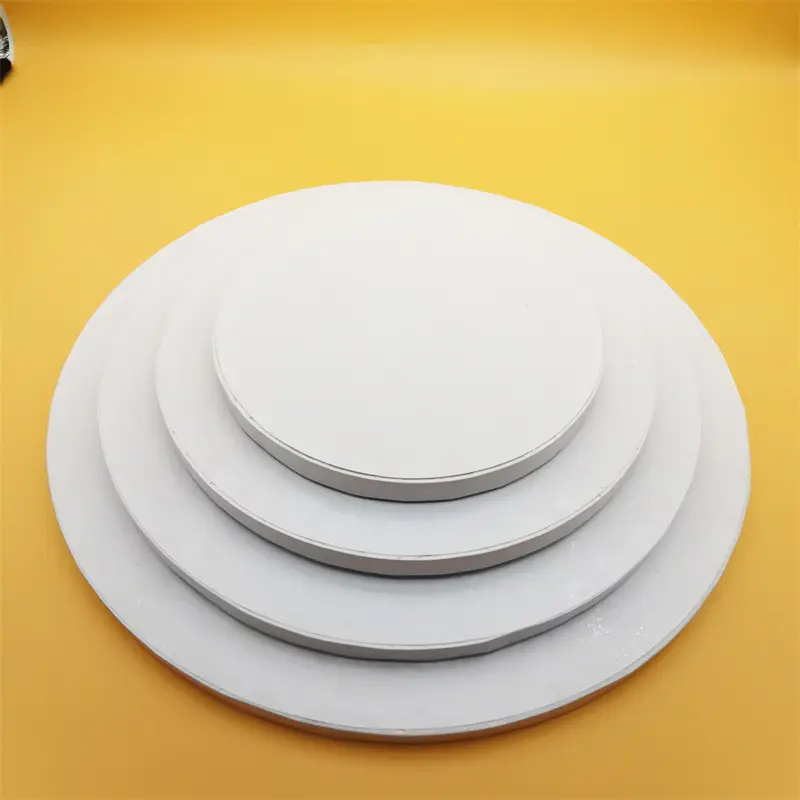 Wholesale Food Grade Round White Corrugated Cake Drum Board Manufacturer, Factory