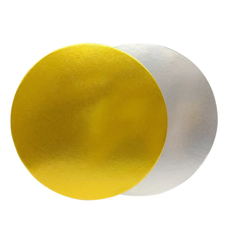 Wholesale Decorative Cardboard Cake Rounds Assorted Color Baking Paper Plates for Professional Shops Suppliers, Factories