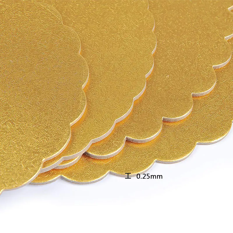 China Set of 50 Colorful Cake Boards Bulk Round Cardboard Baking Sheets for Wedding Cakes & Cookies Suppliers, Factories