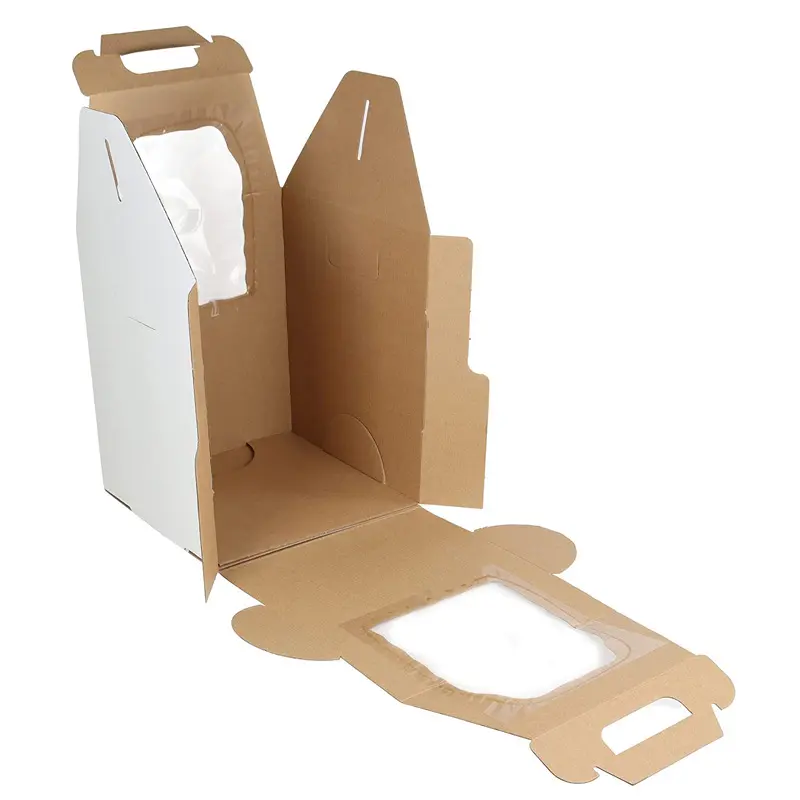 Wholesale Accept custom corrugated cake box for tall big cakes Manufacturers, Factory