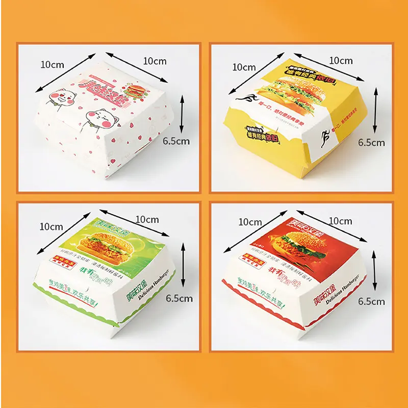 Wholesale Customized Food-grade Hamburger Box Manufacturer, Factory