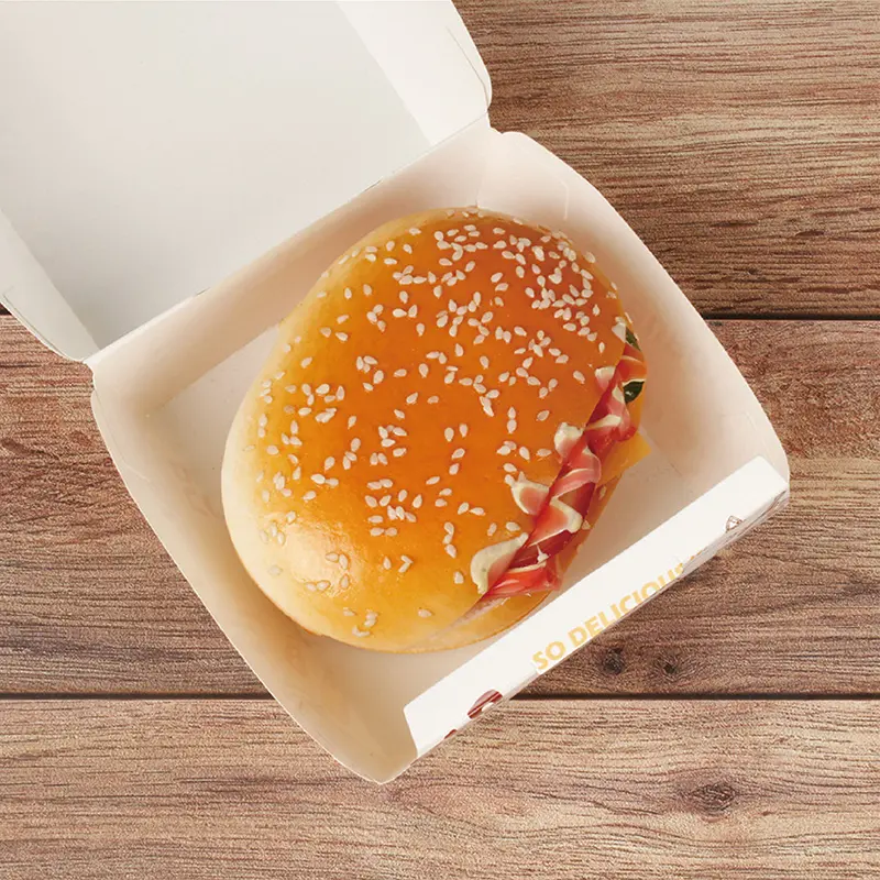 Wholesale Customized Food-grade Hamburger Box Manufacturer, Factory