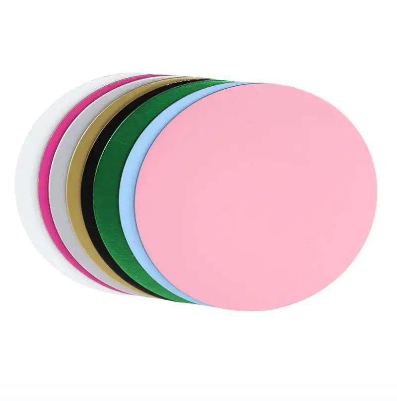 China High Quality Colorfull Round Cardboard Cake Board Paper Plate for Baking Shops Suppliers, Factories