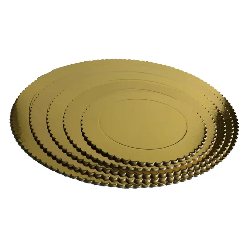 China Vibrant Round Cupcake & Cake Stands Disposable Greaseproof Cardboard Party Serving Boards Manufacturer, Supplier