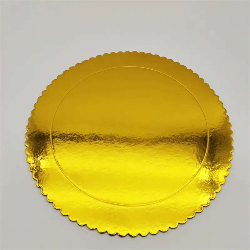 China Customizable Round Cake Cardboards Waterproof & Grease Resistant Paper Plates for Bakers Manufacturer, Suppliers