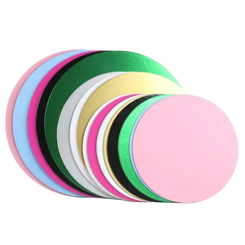 China High Quality Colorfull Round Cardboard Cake Board Paper Plate for Baking Shops Suppliers, Factories