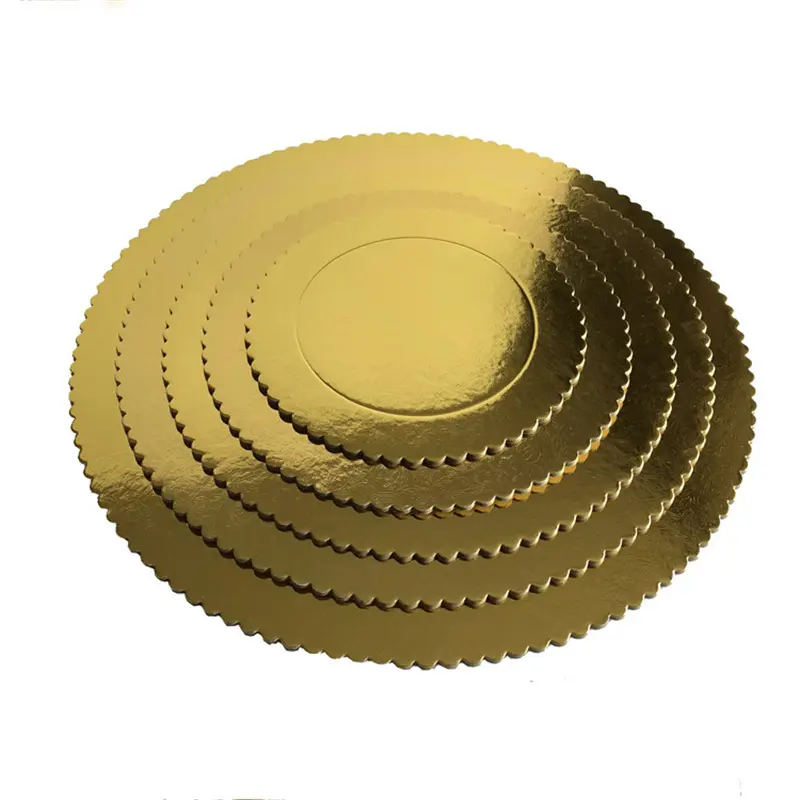 China Vibrant Round Cupcake & Cake Stands Disposable Greaseproof Cardboard Party Serving Boards Manufacturer, Supplier
