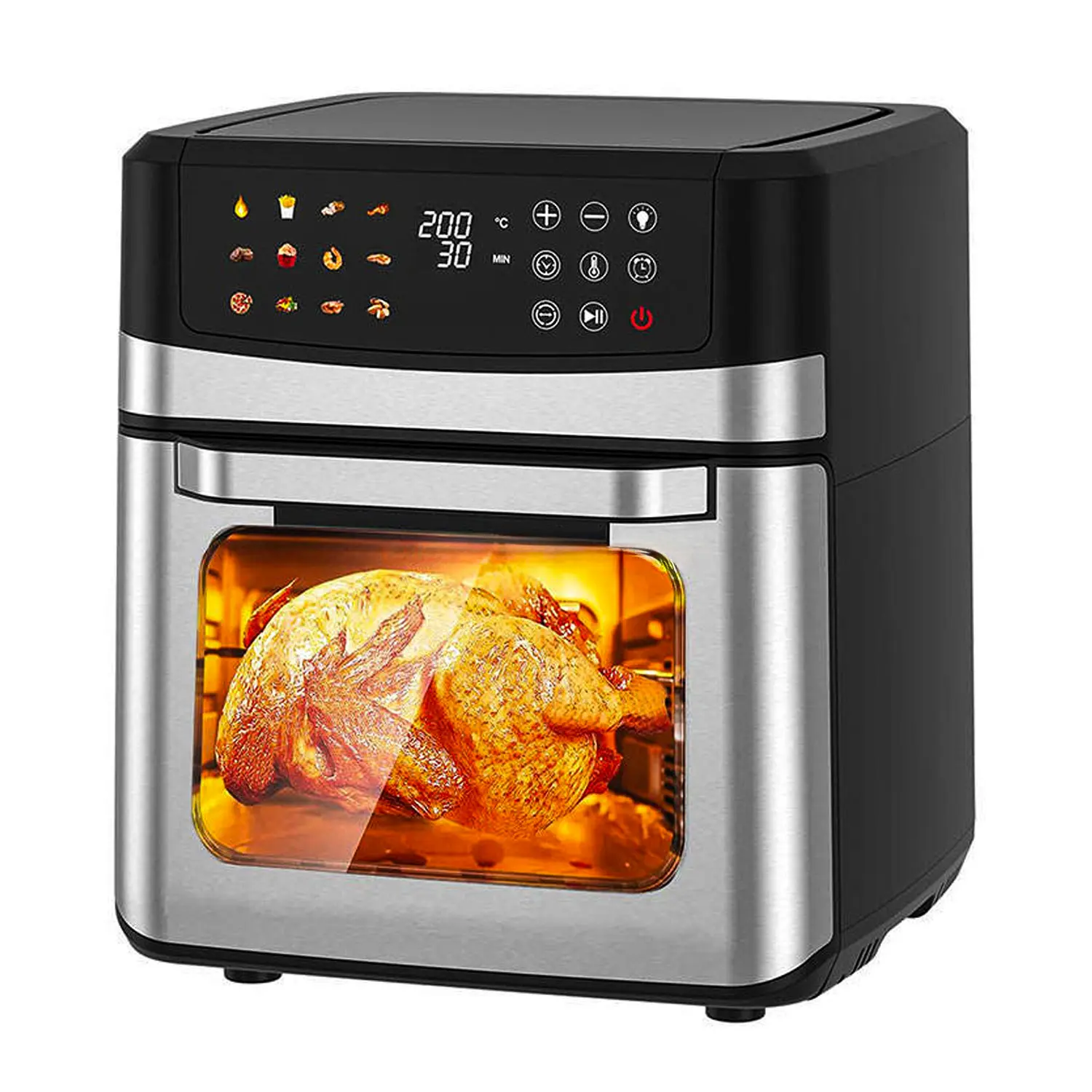 Wholesale 12L Air Fryer Oven with Transparent Lid | LED Touch Screen | Apexdura OEM/ODM Manufacturer, Factory
