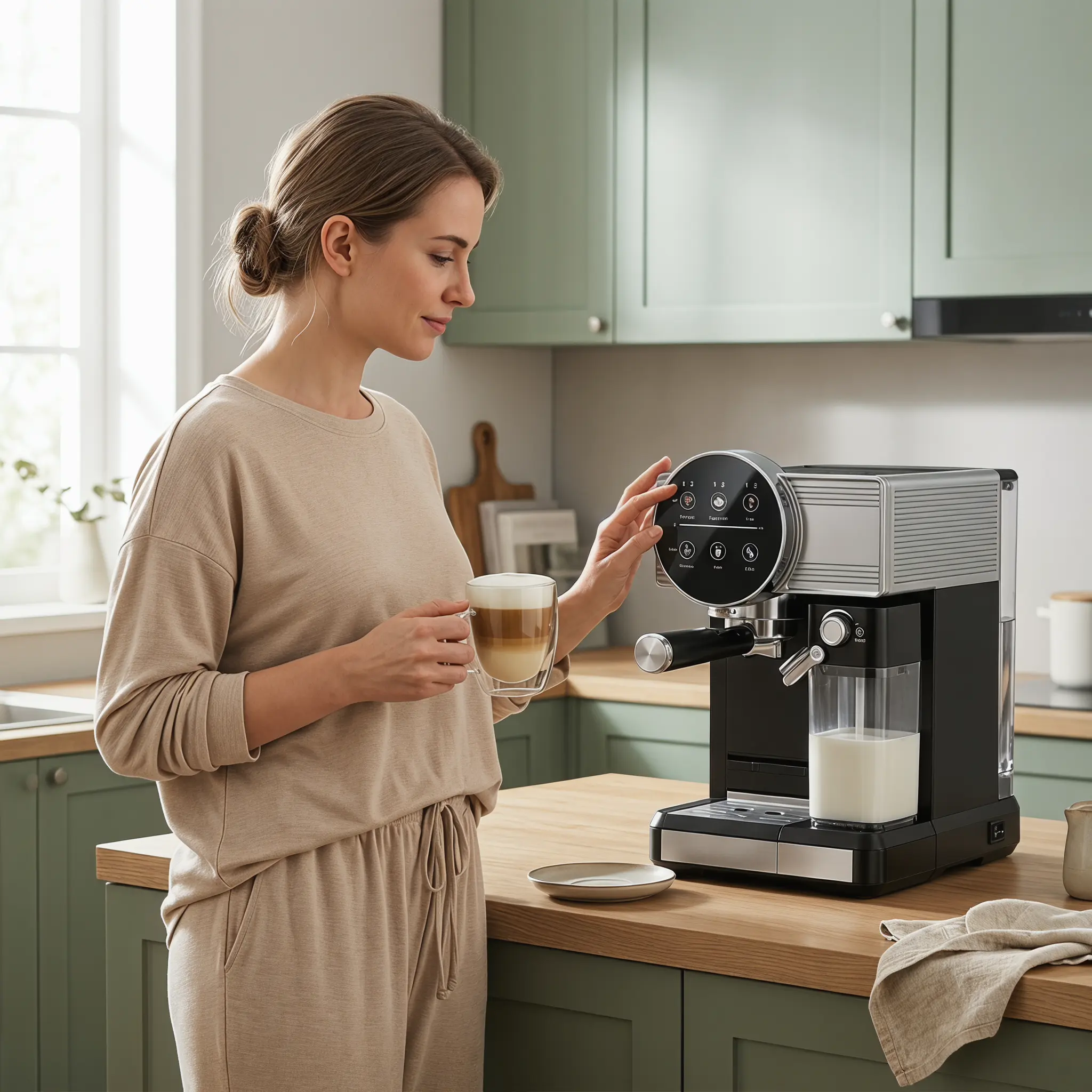 China CM5260 Fully Automatic Coffee Machine – 20 Bar 1350W Thermoblock Touch Screen Manufacturers, Manufacturer