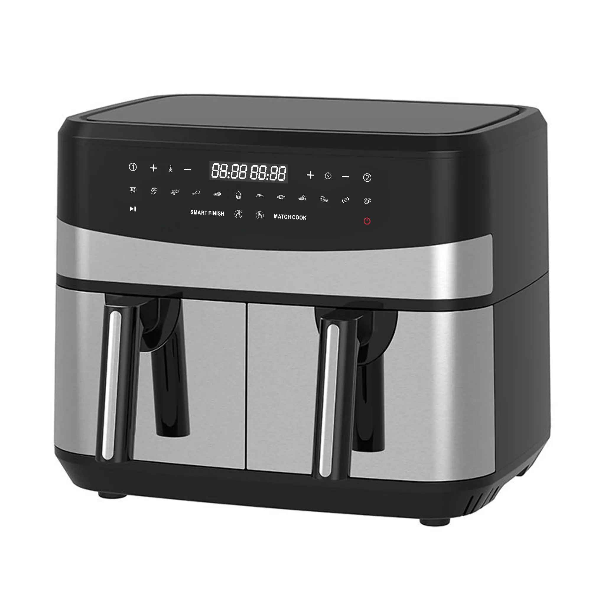 China 5L+5L Dual Basket Air Fryer | Model KDF-5599D Manufacturers, Factories