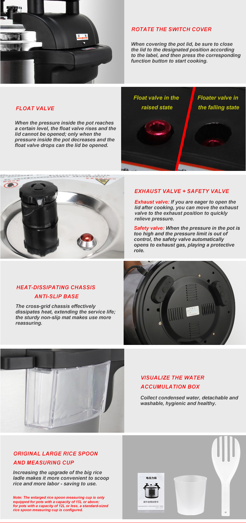Commercial Electric Pressure Cooker 65L - 3500W La04