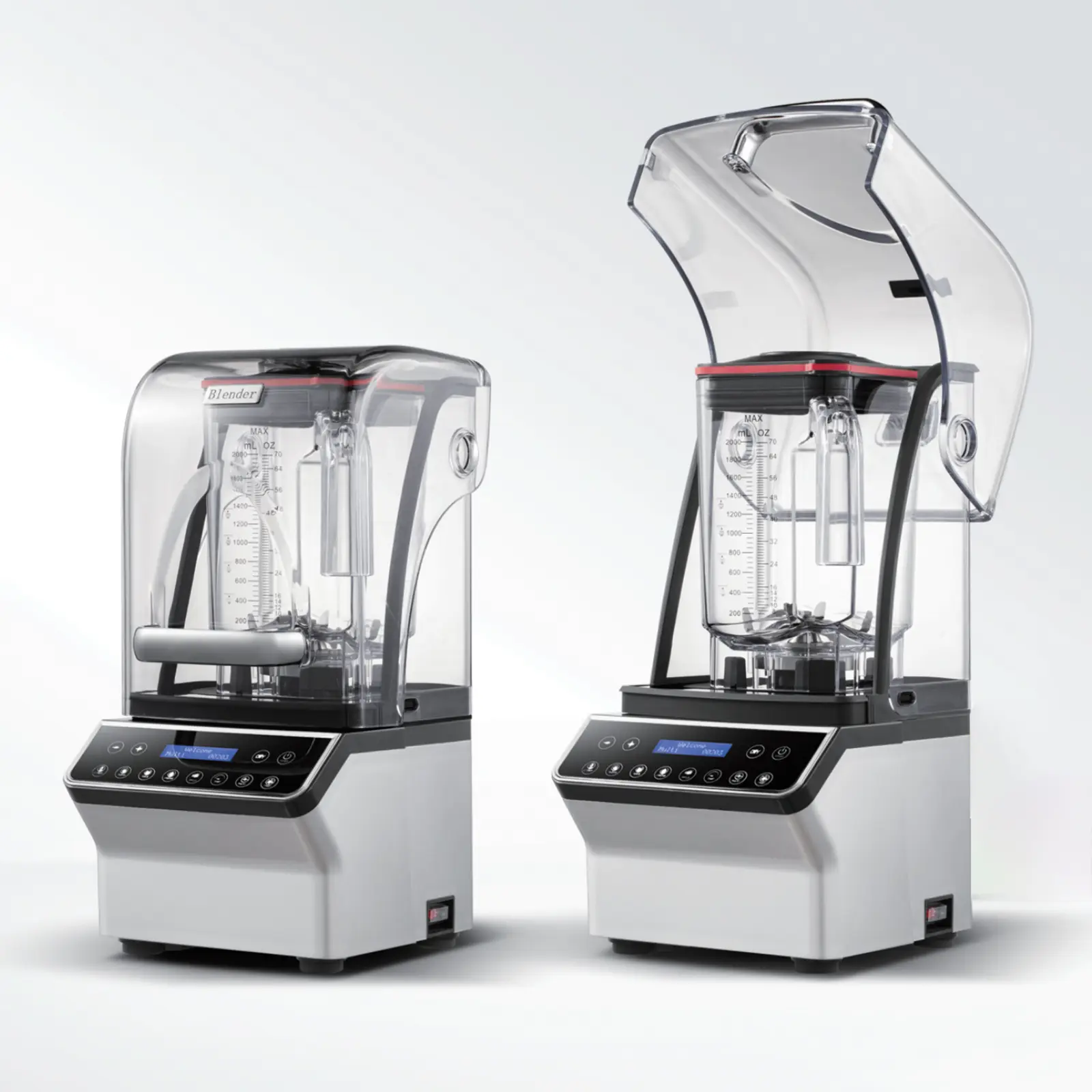 China LY-8005 Commercial Blender with Sound Shield Cover, 1800W 2L Jar OEM/ODM Manufacturers, Supplier