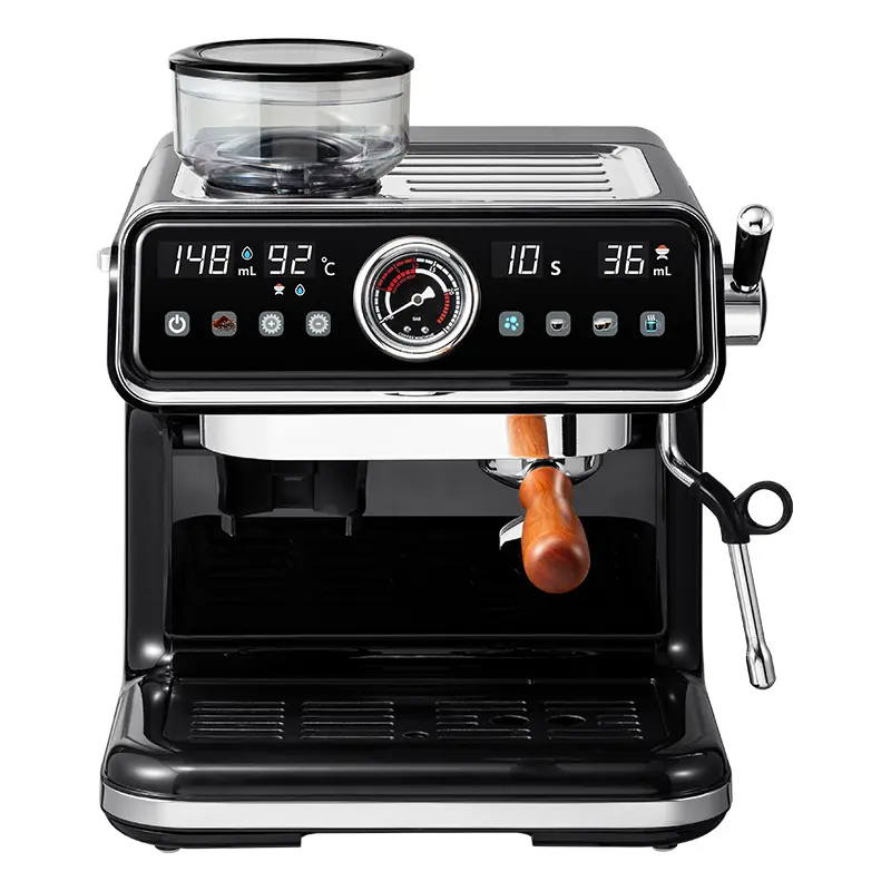 Wholesale QF-8118 Touch Control Coffee Machine - 2600W Dual Boiler, Adjustable Extraction Temperature 88-95°C Manufacturers, Factory