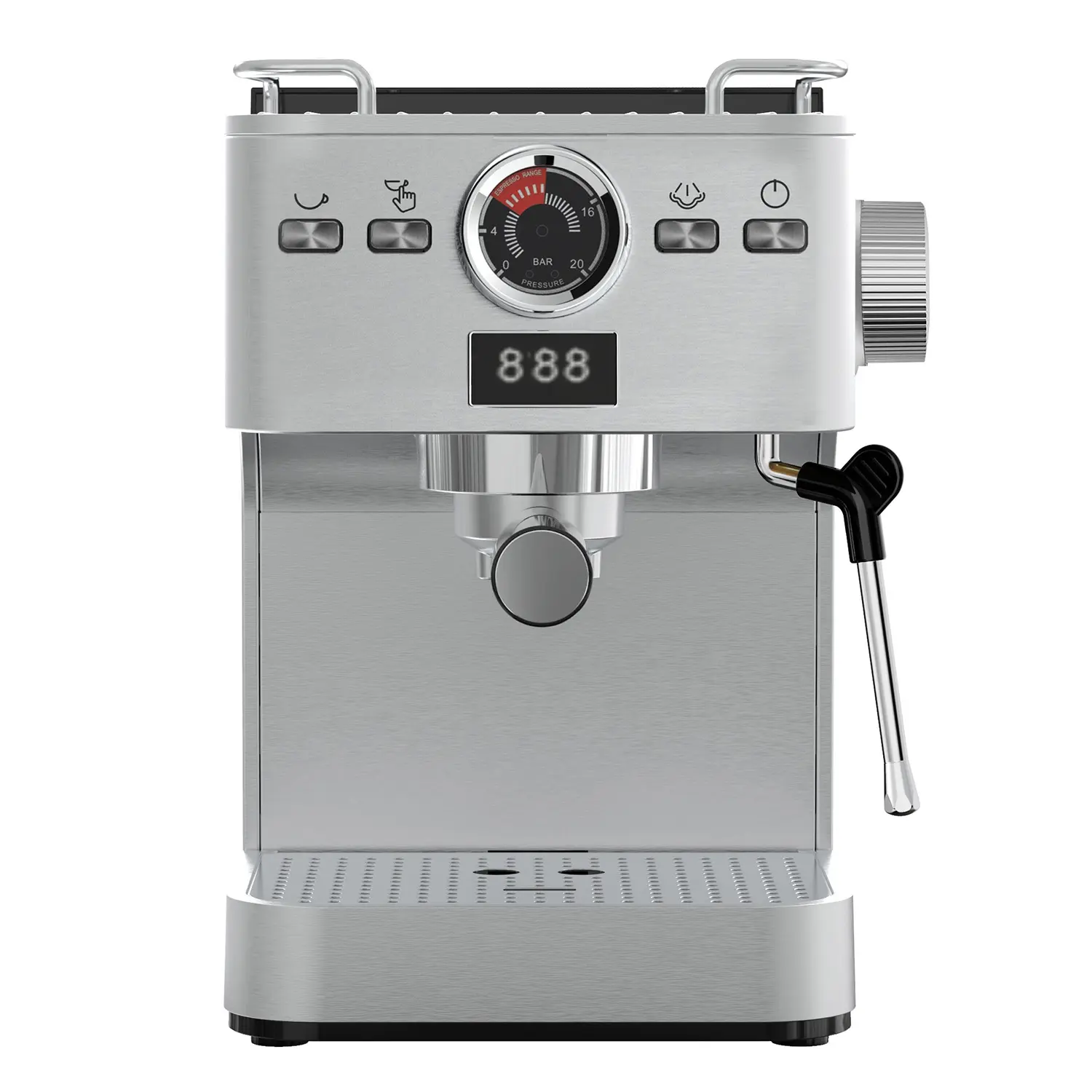 China 20 Bar Espresso Coffee Machine | Model CM5146 | Full Stainless Steel Body | Digital Control | Apexdura OEM/ODM Suppliers, Factory