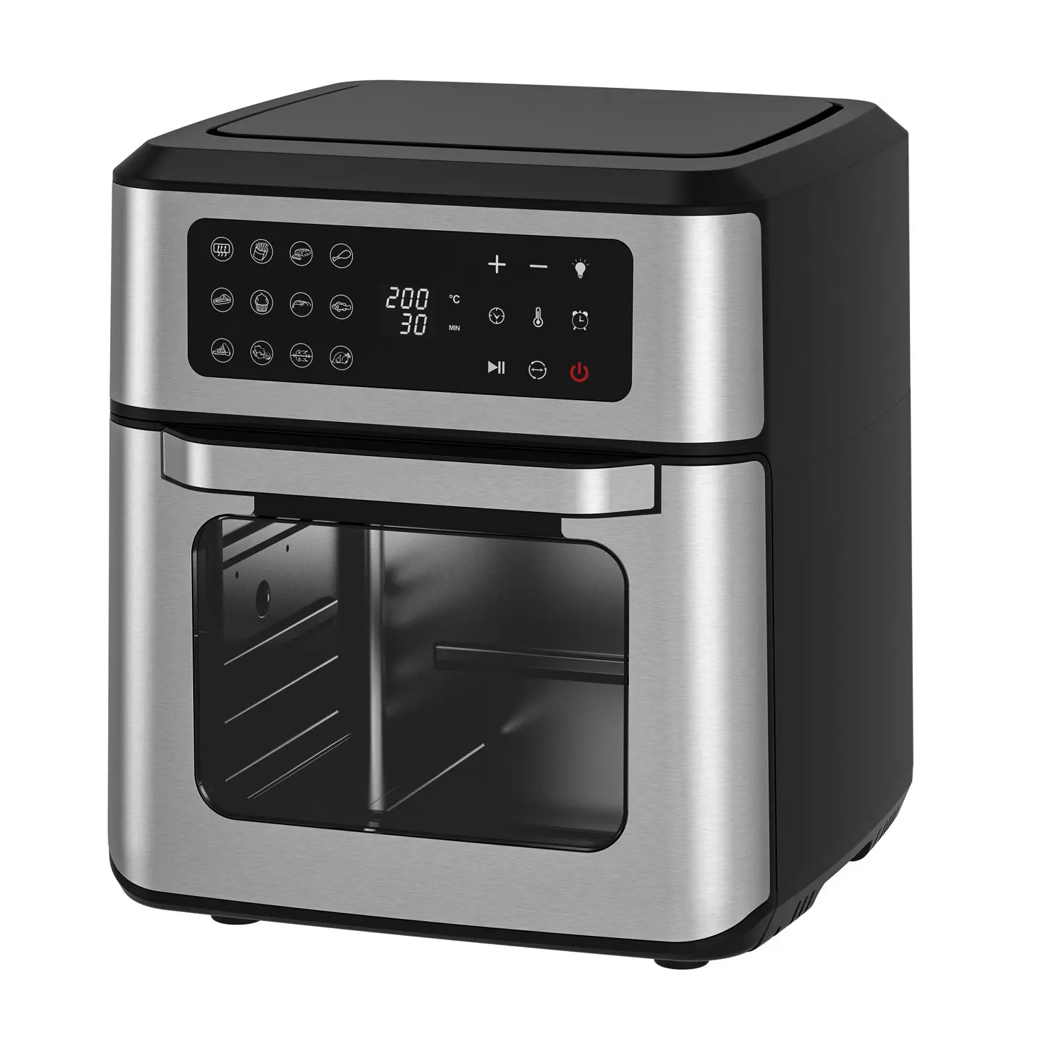 China 12L Air Fryer Oven with Transparent Lid | LED Touch Screen | KDF-707 / 707D / 701DB / 701D | Apexdura OEM/ODM Manufacturers, Suppliers