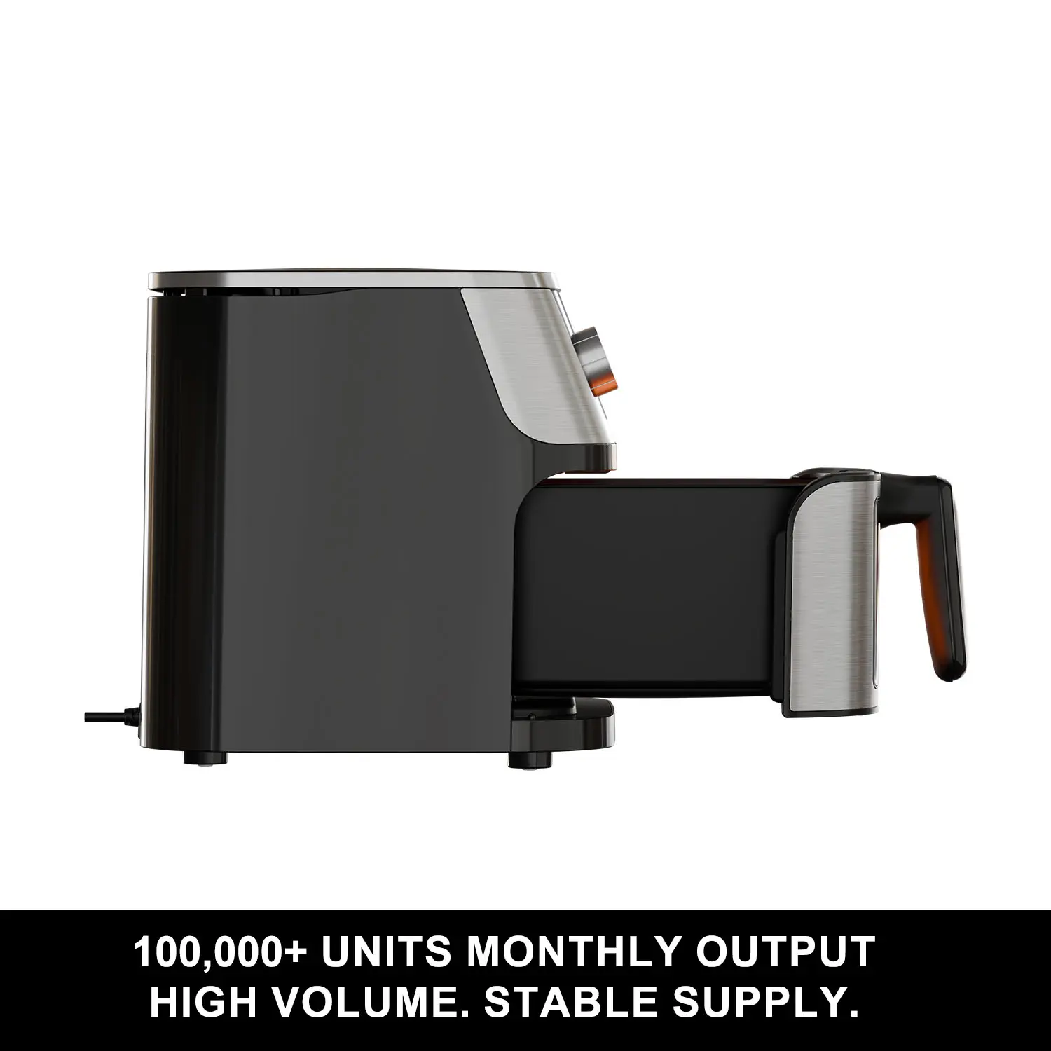 Wholesale 8L Mechanical Air Fryer with Window Knob Control 2800W Non Stick Coating OEM ODM Manufacturers, Manufacturer