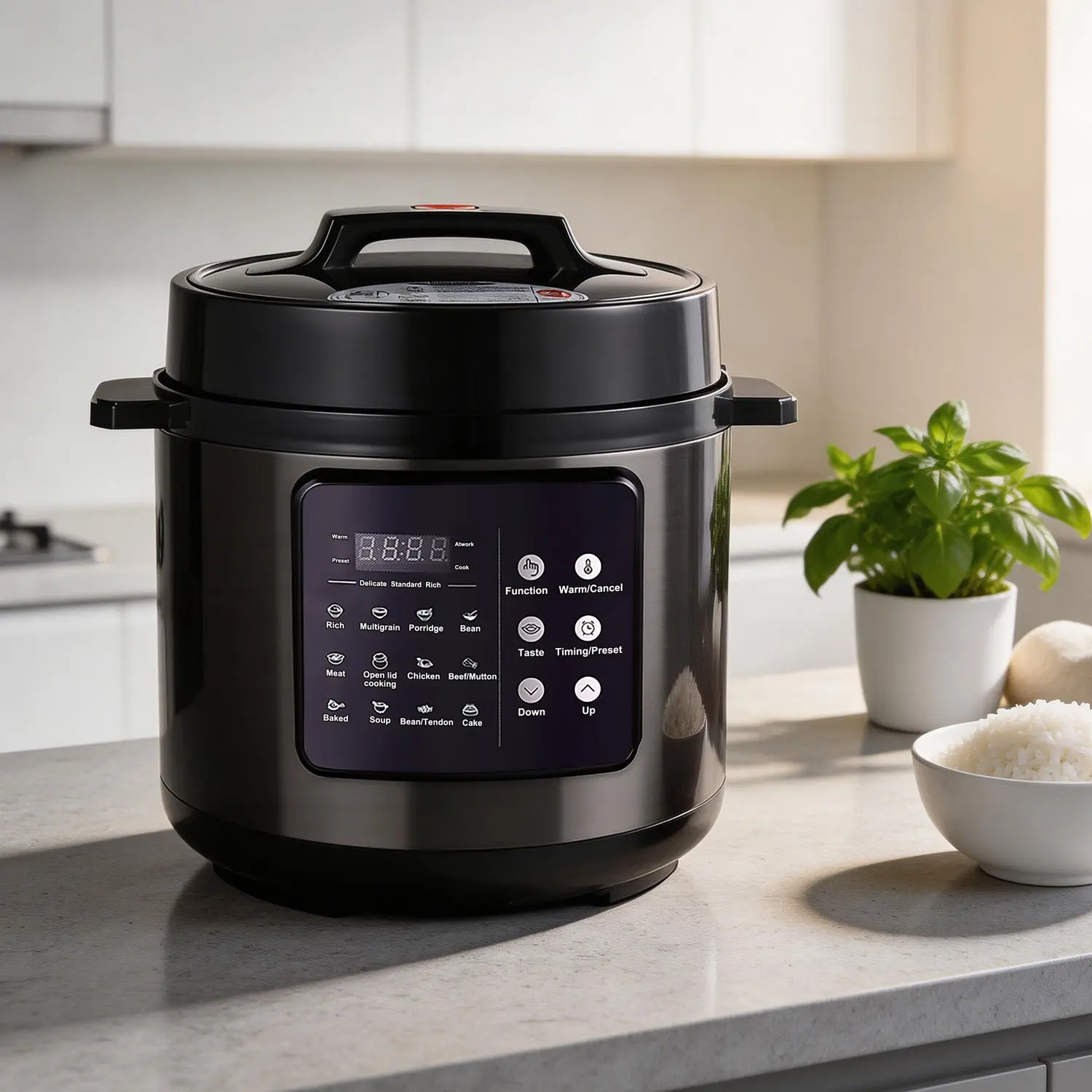 Wholesale Electric Pressure Cooker Stainless Steel Inner Pot 6L Multifunction for Home Use Smart and Digital Manufacturers, Factory