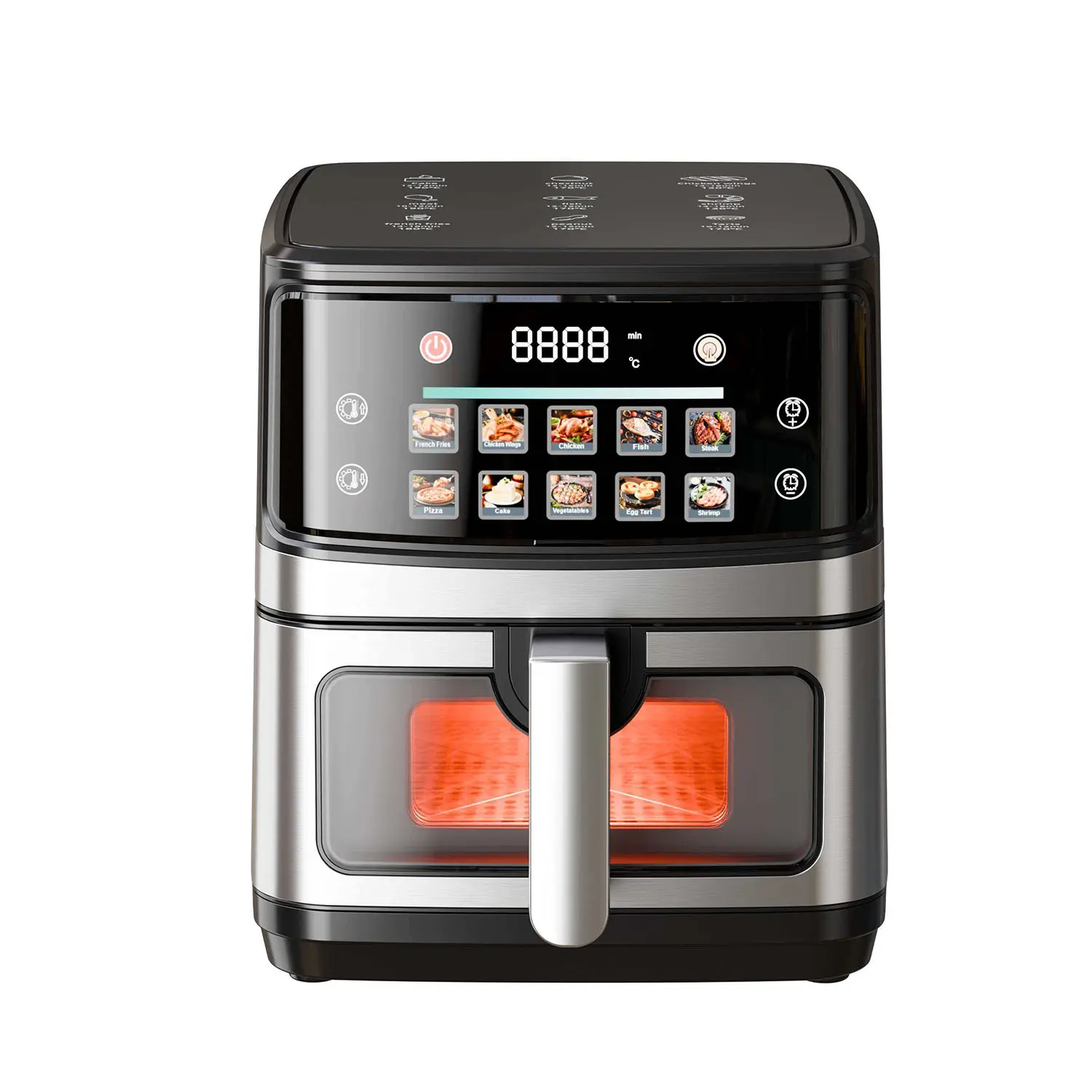 Wholesale 6L Air Fryer Stainless Steel Body 1400W Non Stick Coating OEM ODM Suppliers, Factory