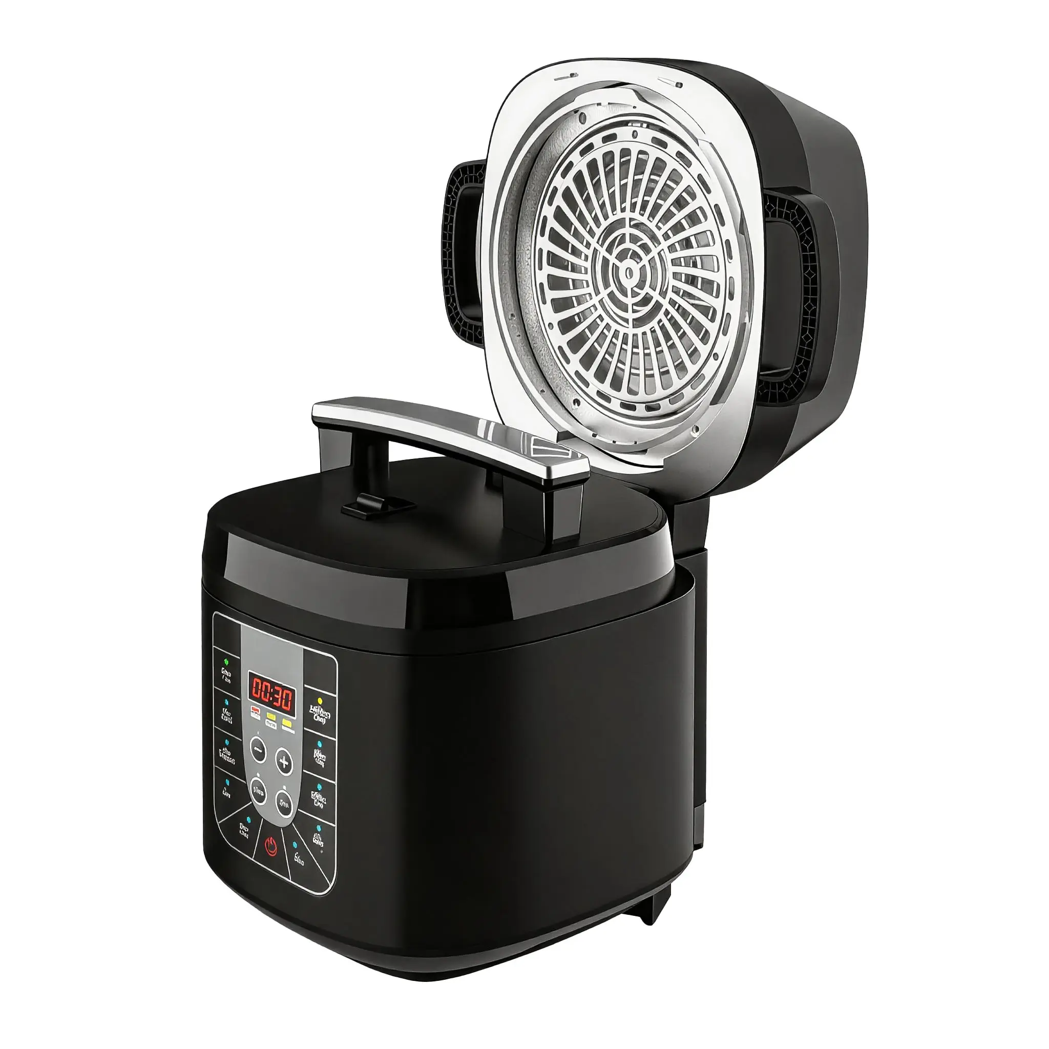 China YBW610 Electric Pressure Cooker & Air Fryer 2-in-1 – 6L/8L 1500W/1000W Touch Control Supplier, Factory