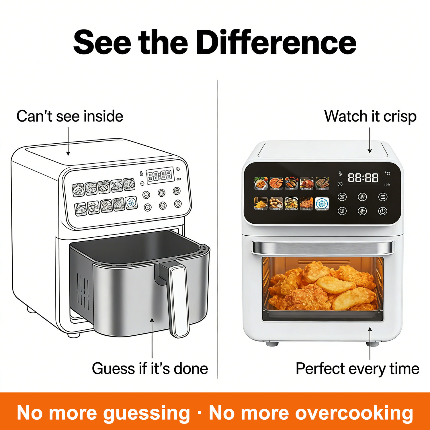 Core Differentiation Features of 10L Air Fryer