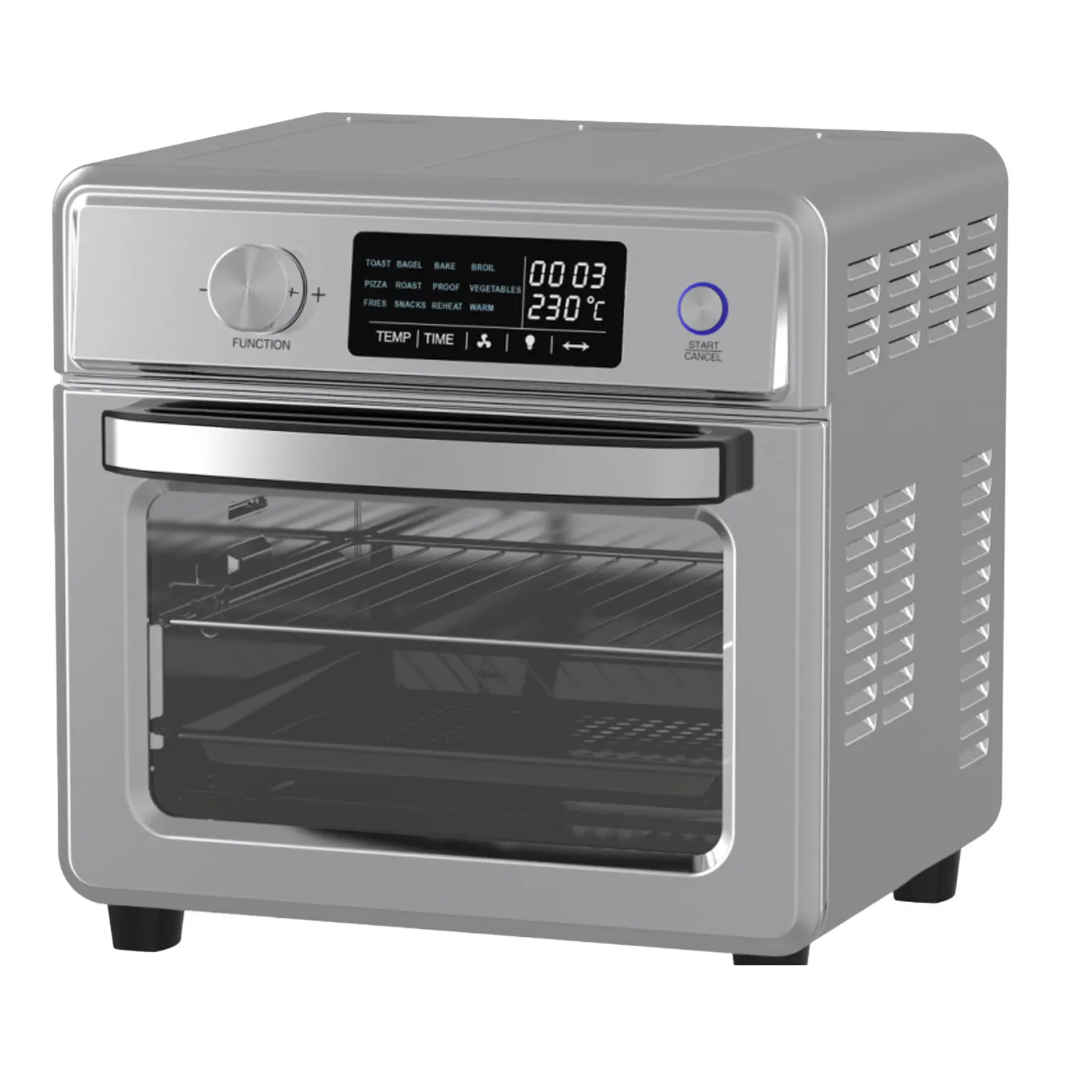 China 23L Air Fryer Oven | 1800W | LED Touch Screen | KRF-819 / 819B / 819D / 819L / 819S | Apexdura OEM/ODM Manufacturer, Factories