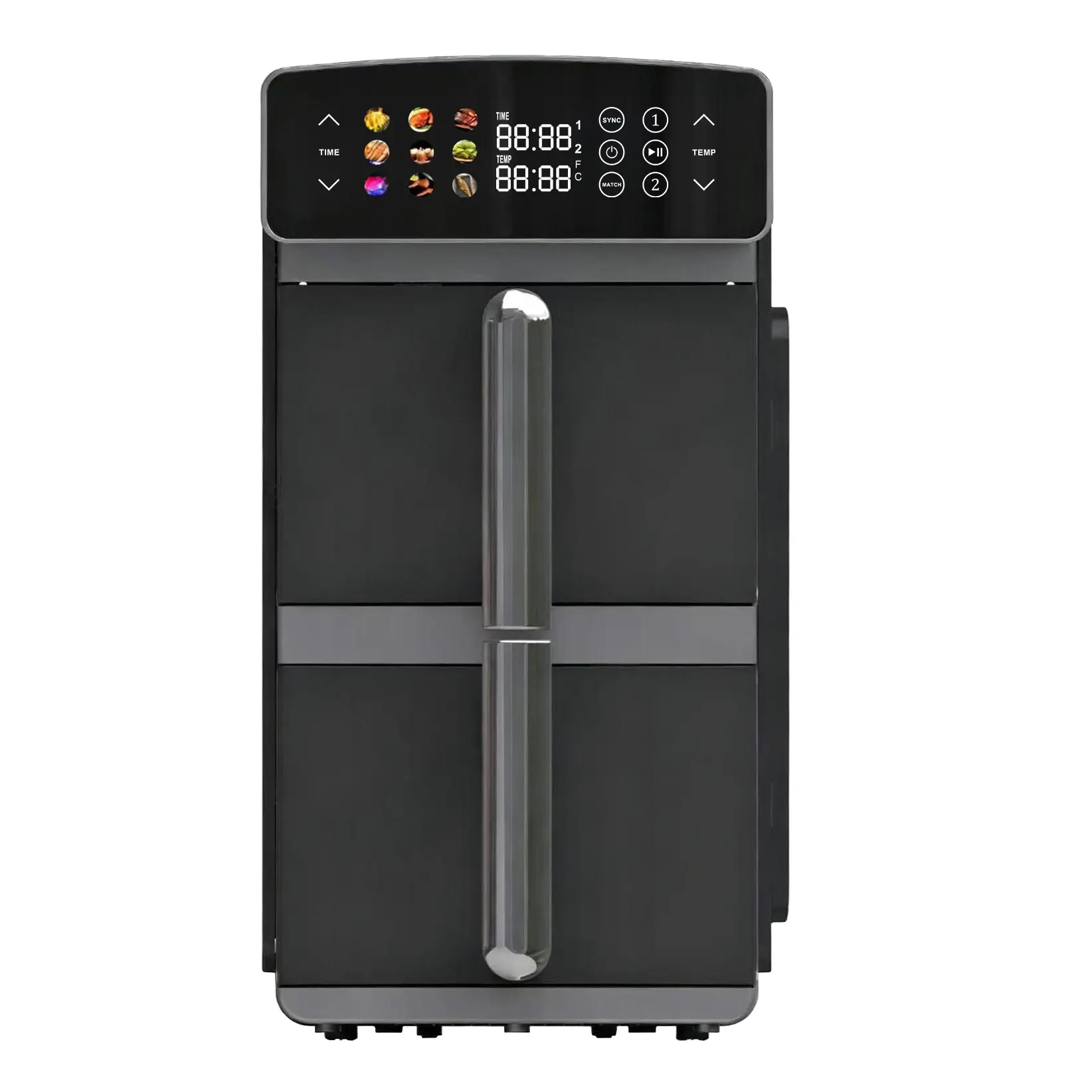 Wholesale Dual Stack Air Fryer 5.5L plus 5.5L Double Basket 2800W Touch Screen OEM ODM Manufacturer, Factories