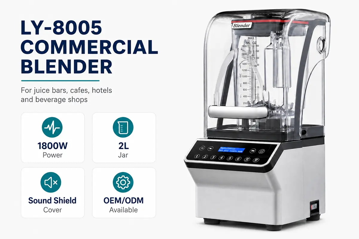 LY-8005 Commercial Blender Application