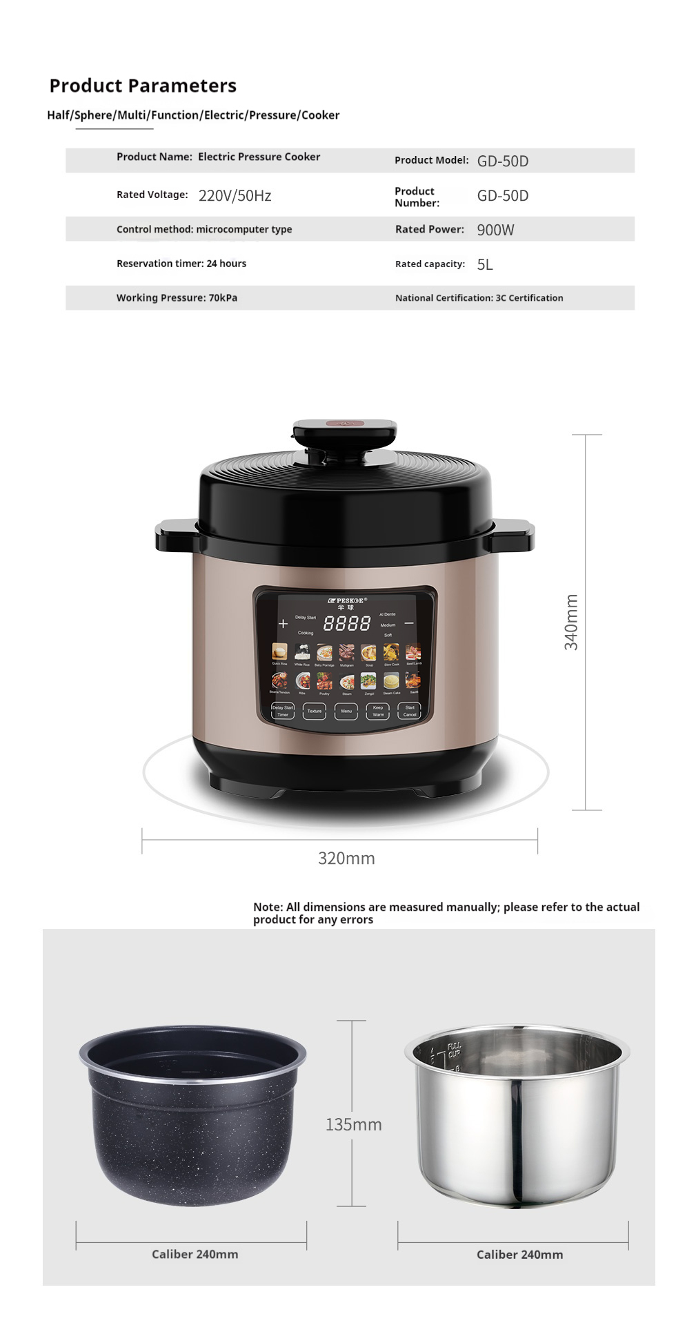 Details Cooker Base