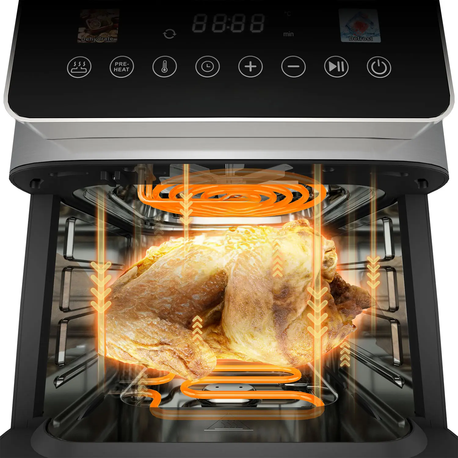 China 9L Digital Air Fryer 1800W Teflon Non Stick Coating Digital Timer OEM ODM Manufacturers, Manufacturer
