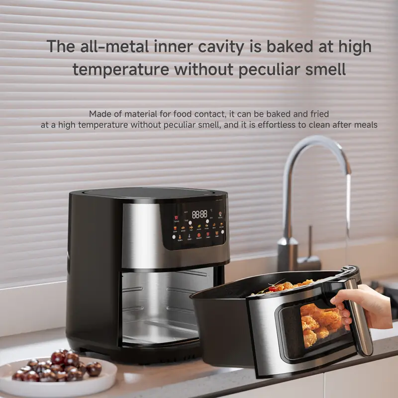 China 2800W Dual Voltage Air Fryer Large Capacity Oil-Free Cooker – 110V-220V Manufacturers, Factory