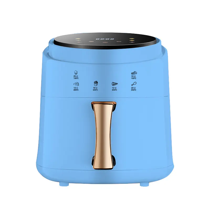 Wholesale KZG61 8L Air Fryer - 1400W Non-Stick Coating, Black/White/Blue Suppliers, Factory