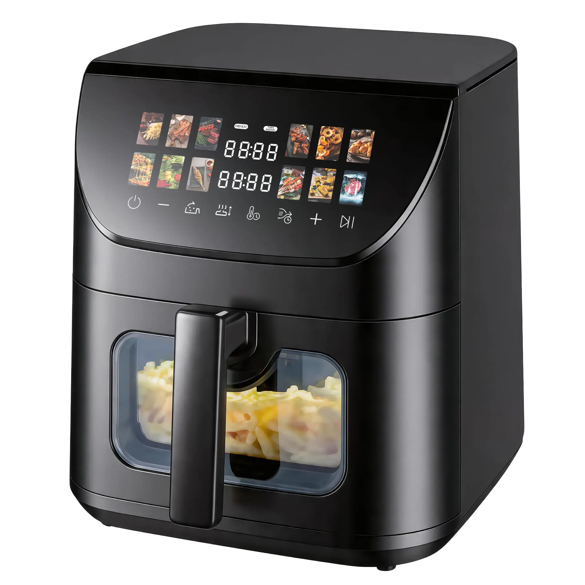 China 8005A-SW Digital Air Fryer – 8.0L 1700W Touch Panel Upper & Lower Dual Heating 100-240V Manufacturers, Factory