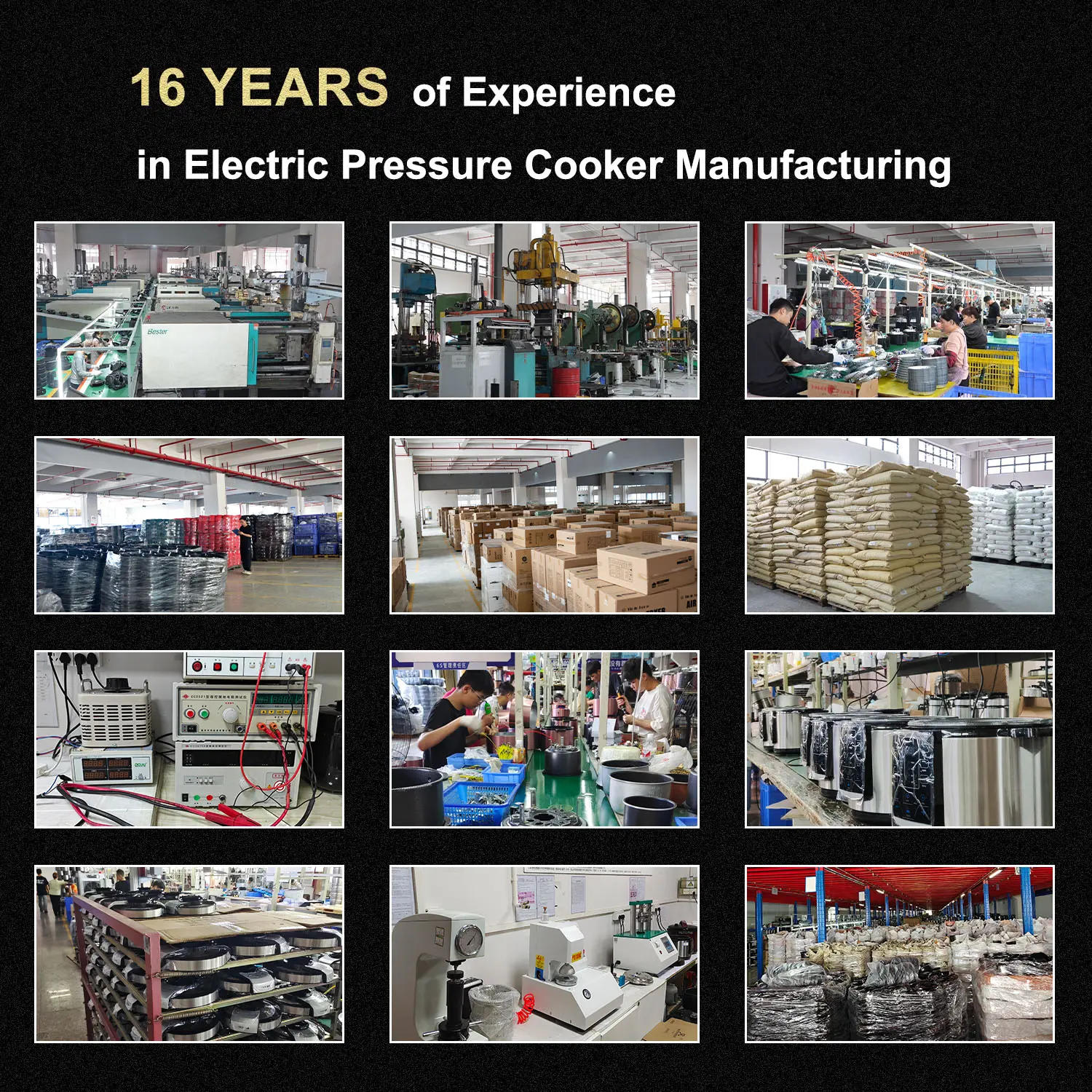China Electric Pressure Cooker 5L-12L Multi-Capacity OEM/ODM Custom Available Manufacturer, Supplier