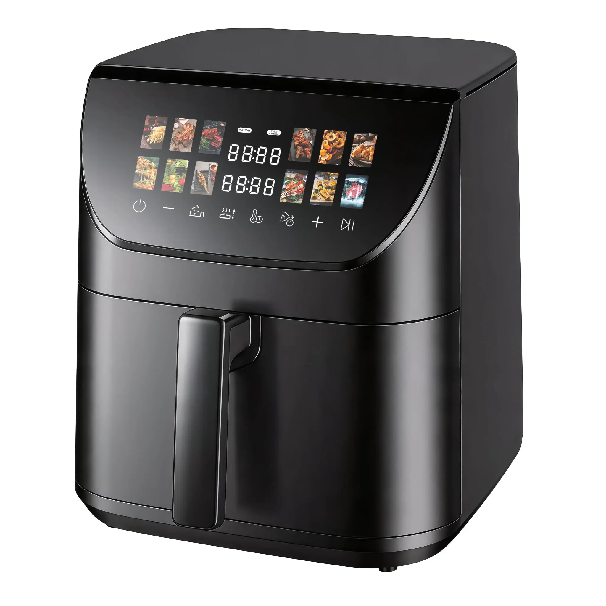 China 8005A-SW Digital Air Fryer – 8.0L 1700W Touch Panel Upper & Lower Dual Heating 100-240V Manufacturers, Factory