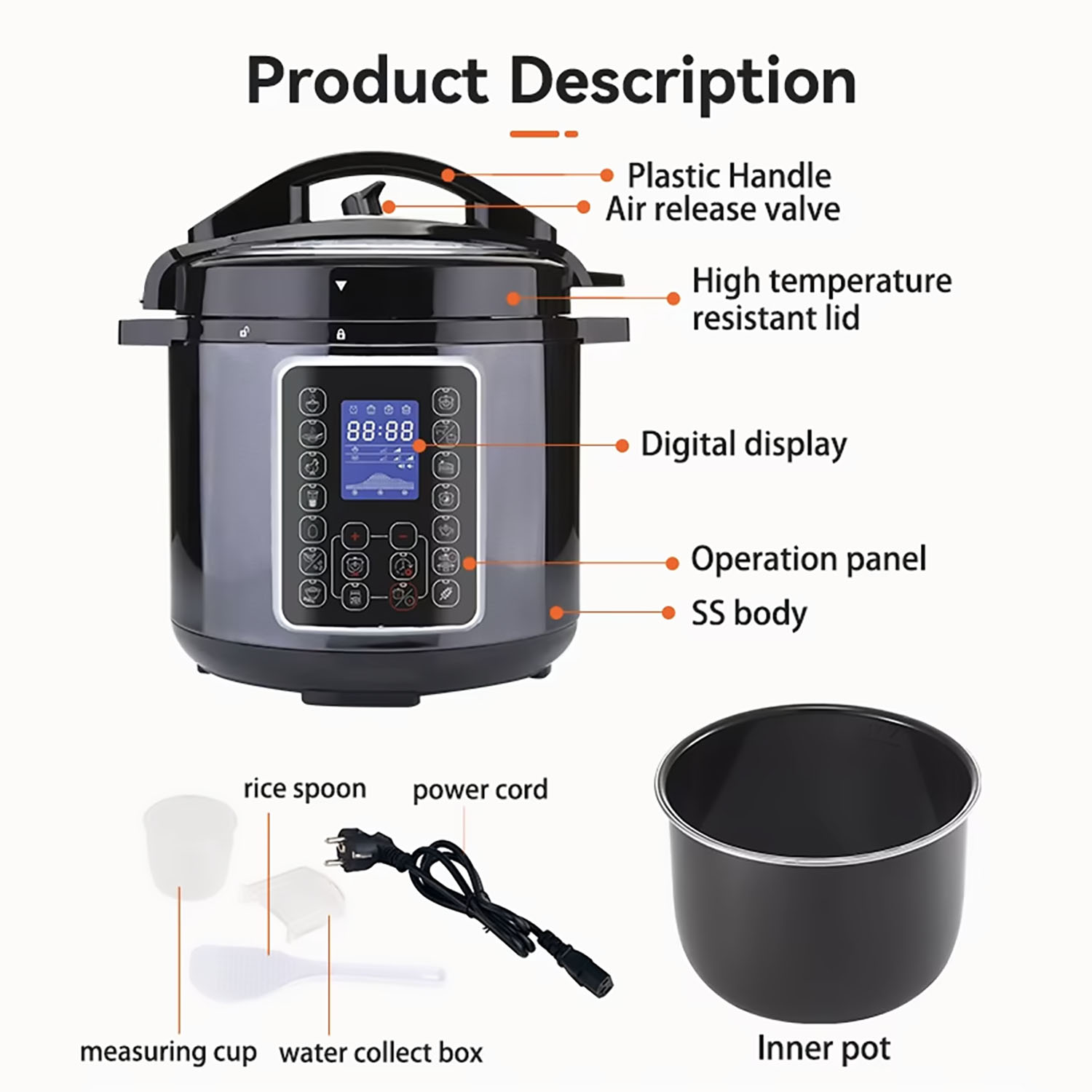 Electric Pressure Cooker Detail 4