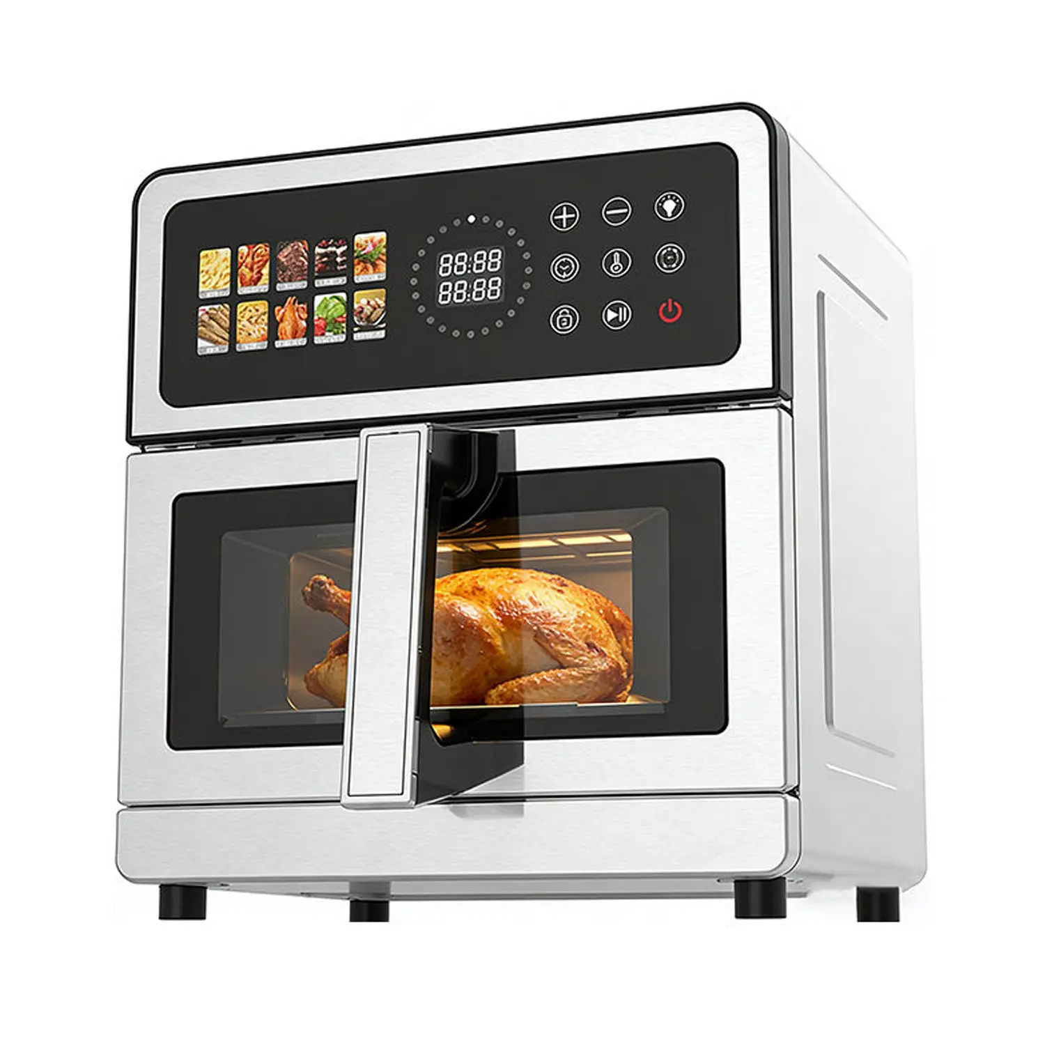 Wholesale 8L Dual Air Fryer & Pizza Oven | Color Display | SYNC Function | KDF-101DUW | Apexdura OEM/ODM Manufacturers, Factory