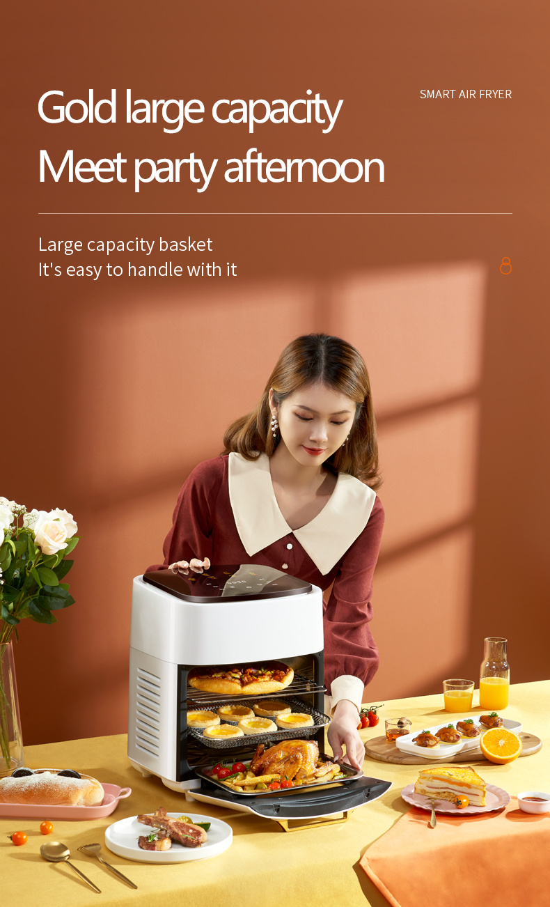 KZG91 15L Smart Air Frying Oven - 1400W (2)