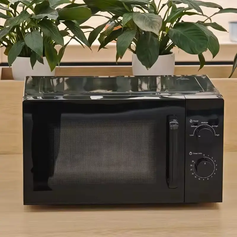 China Wholesale Home 20L Capacity Commercial Black Microwave Oven for Hotel Restaurants Household Suppliers, Supplier